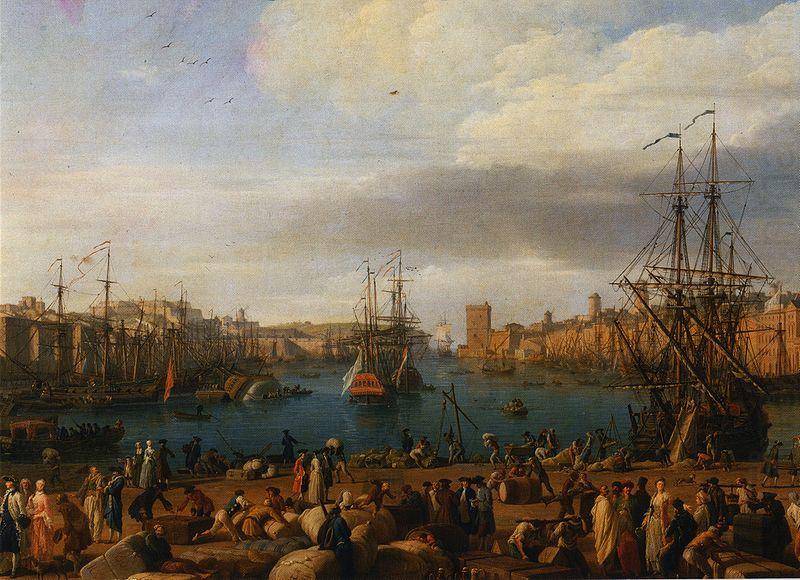 Interieur du port de Marseille, Claude-joseph Vernet